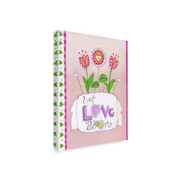 Valarie Wade 'Let Love Bloom' Canvas Art,24x32